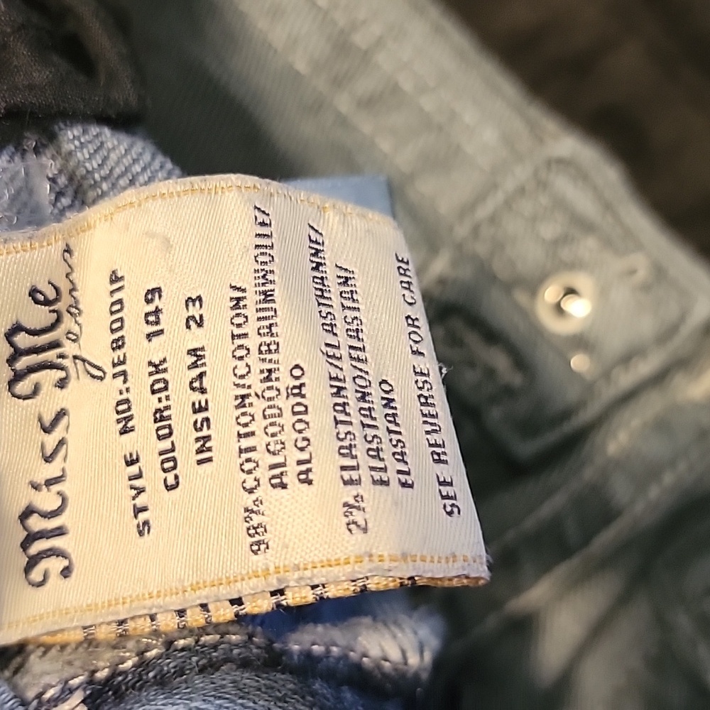 Miss Me Denim Bootcut Jeans with Embellished Back Pockets - Picture 6 of 6